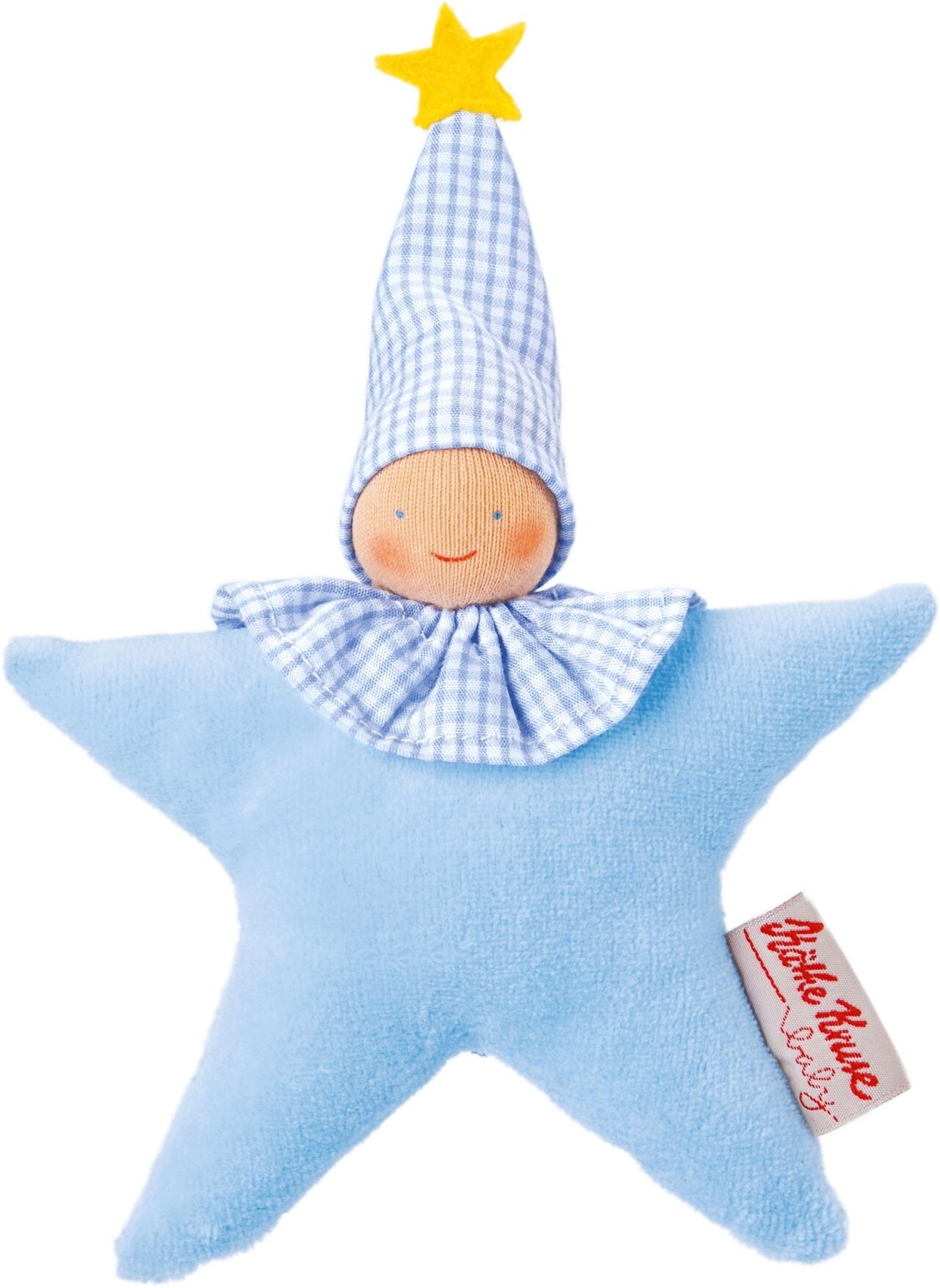 Kathe Kruse ORGANIC WOODEN GRABBING TOY - Blue (0歲以上)