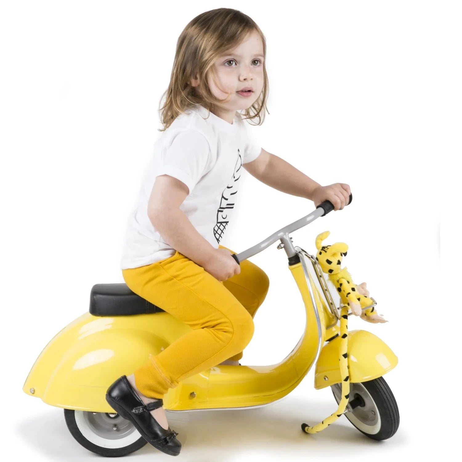 Ambosstoys PRIMO 經典復古造型滑步車 - 檸檬黃 (YELLOW)-Ambosstoys-Eurekakids