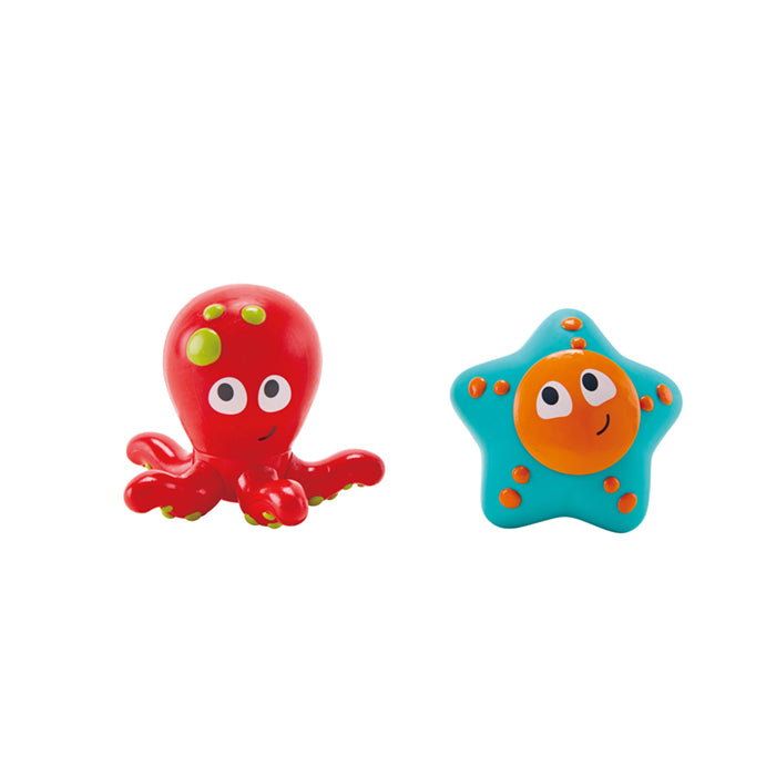 吸吸樂戲水玩偶組—章魚和海星-HAPE-Eurekakids