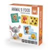 圖片 動物食物配對遊戲