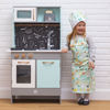 圖片 復古綠色兒童廚房套裝