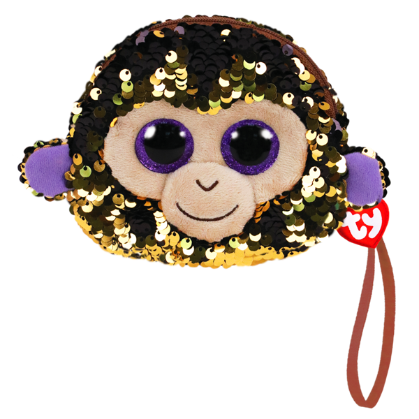 Picture of COCONUT - Sequin Monkey - Coin Wristlet